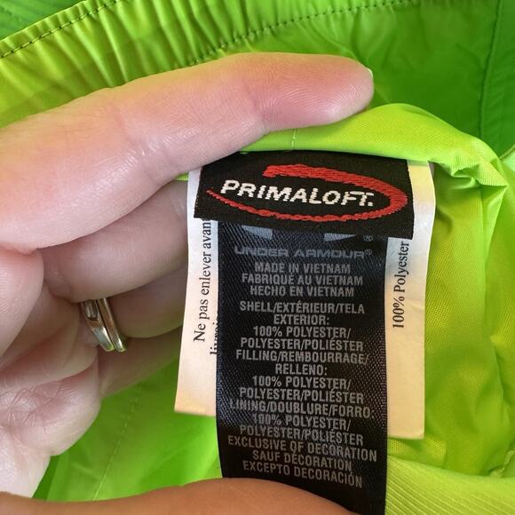 Under Armour Boys M Snow Jacket Storm ColdGear Infrared Primaloft Hooded Winter - Picture 14 of 16